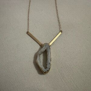 Gold Geode Necklace